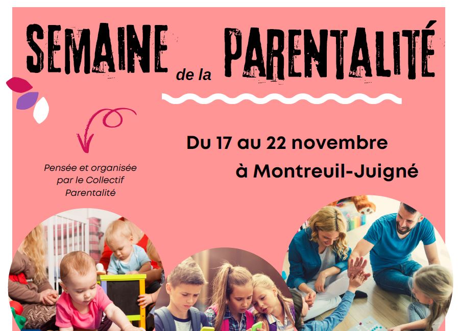 Semaine de la Parentalité – du 17 au 22 novembre à Montreuil-Juigné