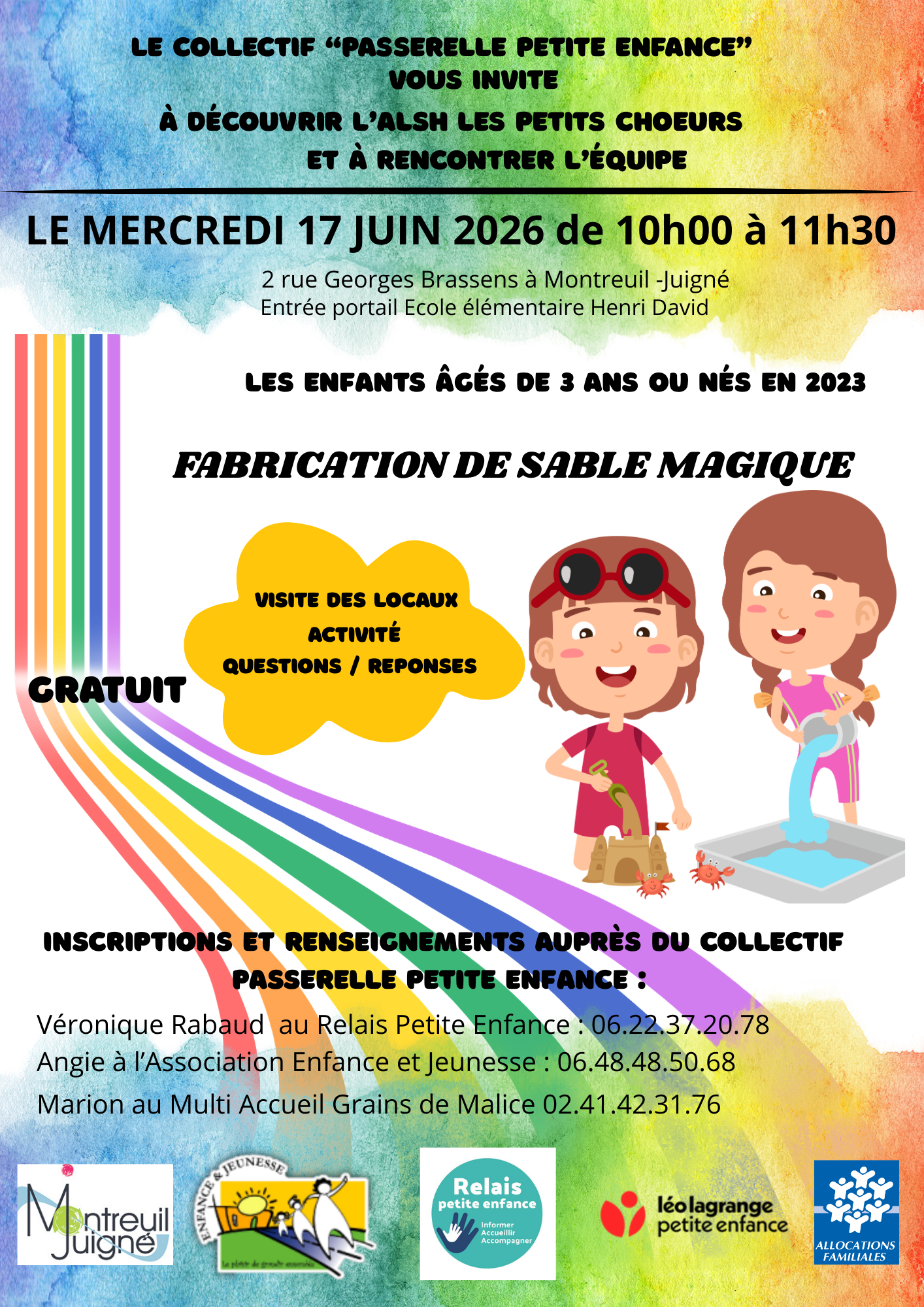 Porte Ouverte – ALSH Petits Choeurs